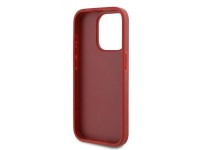 Karl Lagerfeld Diagonal Quilted Script case for iPhone 15 Pro - red Karl Lagerfeld Diagonal Quilted Script case for iPhone 15 Pro - red