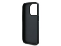 Karl Lagerfeld Diagonal Quilted Script case for iPhone 15 Pro - black Karl Lagerfeld Diagonal Quilted Script case for iPhone 15 Pro - black