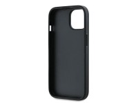 Karl Lagerfeld Diagonal Quilted Script case for iPhone 15 Plus / 14 Plus - black Karl Lagerfeld Diagonal Quilted Script case for iPhone 15 Plus / 14 Plus - black
