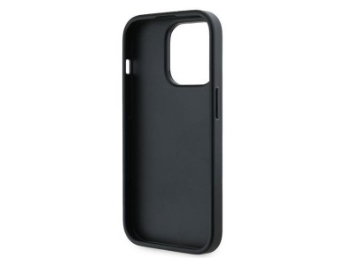 Capa Karl Lagerfeld Diagonal Quilted Script para iPhone 14 Pro - preta Capa Karl Lagerfeld Diagonal Quilted Script para iPhone 14 Pro - preta