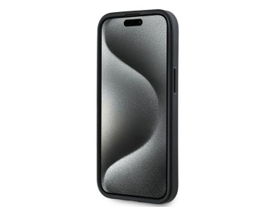 Karl Lagerfeld Diagonal Quilted Script case for iPhone 15 / 14 / 13 - black Karl Lagerfeld Diagonal Quilted Script case for iPhone 15 / 14 / 13 - black