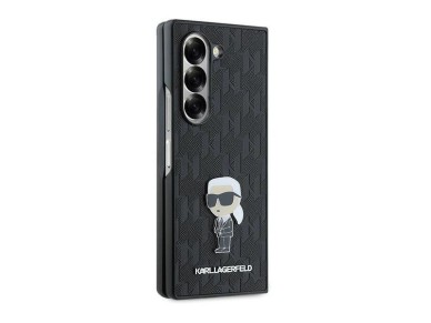 Karl Lagerfeld Saffiano Ikonik Pin Case for Samsung Galaxy Z Fold 6 - Black Karl Lagerfeld Saffiano Ikonik Pin Case for Samsung Galaxy Z Fold 6 - Black