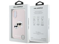 Funda MagSafe de silicona con estampado de cabezas de nauble de Karl Lagerfeld para iPhone 16 - Rosa Funda MagSafe de silicona con estampado de cabezas de nauble de Karl Lagerfeld para iPhone 16 - Rosa