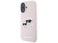 Funda MagSafe de silicona con estampado de cabezas de nauble de Karl Lagerfeld para iPhone 16 - Rosa Funda MagSafe de silicona con estampado de cabezas de nauble de Karl Lagerfeld para iPhone 16 - Rosa