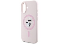 Funda de silicona Karl Lagerfeld con diseño de cabezas de Karl y Choupette y anillo MagSafe para iPh Funda de silicona Karl Lagerfeld con diseño de cabezas de Karl y Choupette y anillo MagSafe para iPh