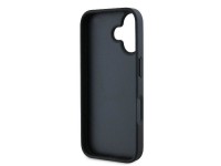Capa para iPhone 16 com broche de cabeça de Karl Lagerfeld e monograma - Preta Capa para iPhone 16 com broche de cabeça de Karl Lagerfeld e monograma - Preta