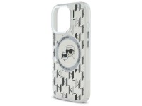 Capa MagSafe para iPhone 16 Pro com monograma Karl Lagerfeld IML e cabeça de Karl & Choupette - Tran Capa MagSafe para iPhone 16 Pro com monograma Karl Lagerfeld IML e cabeça de Karl & Choupette - Tran