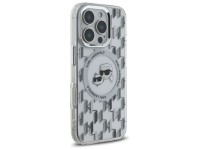 Capa MagSafe para iPhone 16 Pro com monograma Karl Lagerfeld IML e cabeça de Karl & Choupette - Tran Capa MagSafe para iPhone 16 Pro com monograma Karl Lagerfeld IML e cabeça de Karl & Choupette - Tran