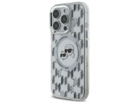 Capa MagSafe para iPhone 16 Pro com monograma Karl Lagerfeld IML e cabeça de Karl & Choupette - Tran Capa MagSafe para iPhone 16 Pro com monograma Karl Lagerfeld IML e cabeça de Karl & Choupette - Tran