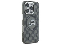 Karl Lagerfeld IML Monogram Karl & Choupette Head MagSafe iPhone 16 Pro Case - Black Karl Lagerfeld IML Monogram Karl & Choupette Head MagSafe iPhone 16 Pro Case - Black