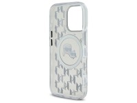 Capa MagSafe para iPhone 16 Pro com monograma Karl Lagerfeld IML e cabeça de Karl & Choupette - Tran Capa MagSafe para iPhone 16 Pro com monograma Karl Lagerfeld IML e cabeça de Karl & Choupette - Tran