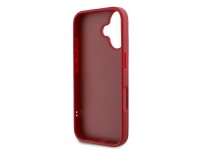 Karl Lagerfeld Diagonal Quilted Script iPhone 16 Case - Red Karl Lagerfeld Diagonal Quilted Script iPhone 16 Case - Red