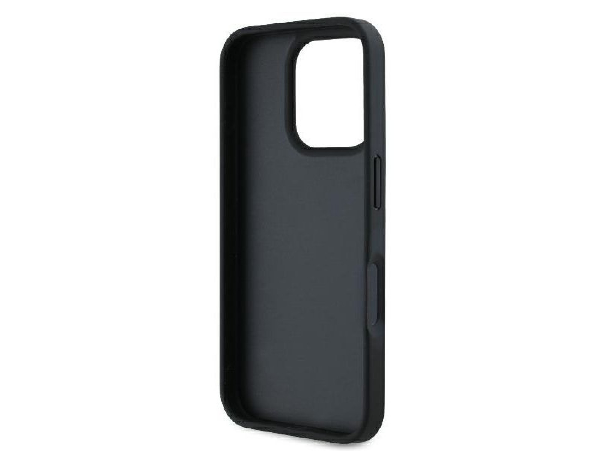 Karl Lagerfeld Cardslots Monogram iPhone 16 Pro Max Case - Black