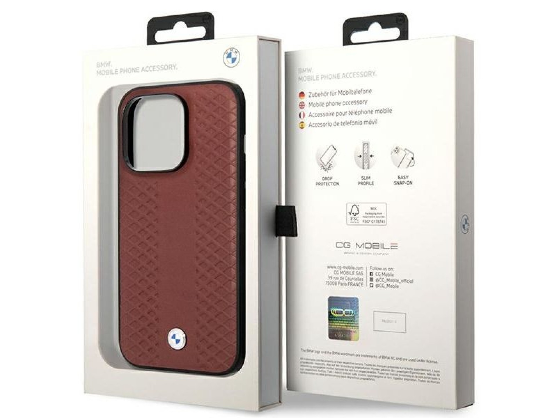 Funda BMW BMHCP14X22RFGR para iPhone 14 Pro Max de 6,7