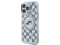 Funda Karl Lagerfeld IML Monogram Karl & Choupette Head MagSafe para iPhone 15 Pro - Transparente Funda Karl Lagerfeld IML Monogram Karl & Choupette Head MagSafe para iPhone 15 Pro - Transparente