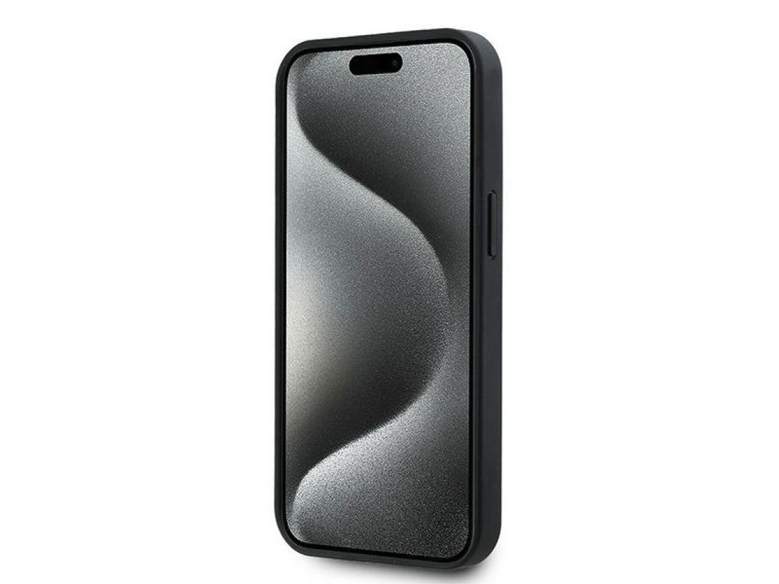 Capa MagSafe Karl Lagerfeld Karl Head para iPhone 15 Plus - Preta