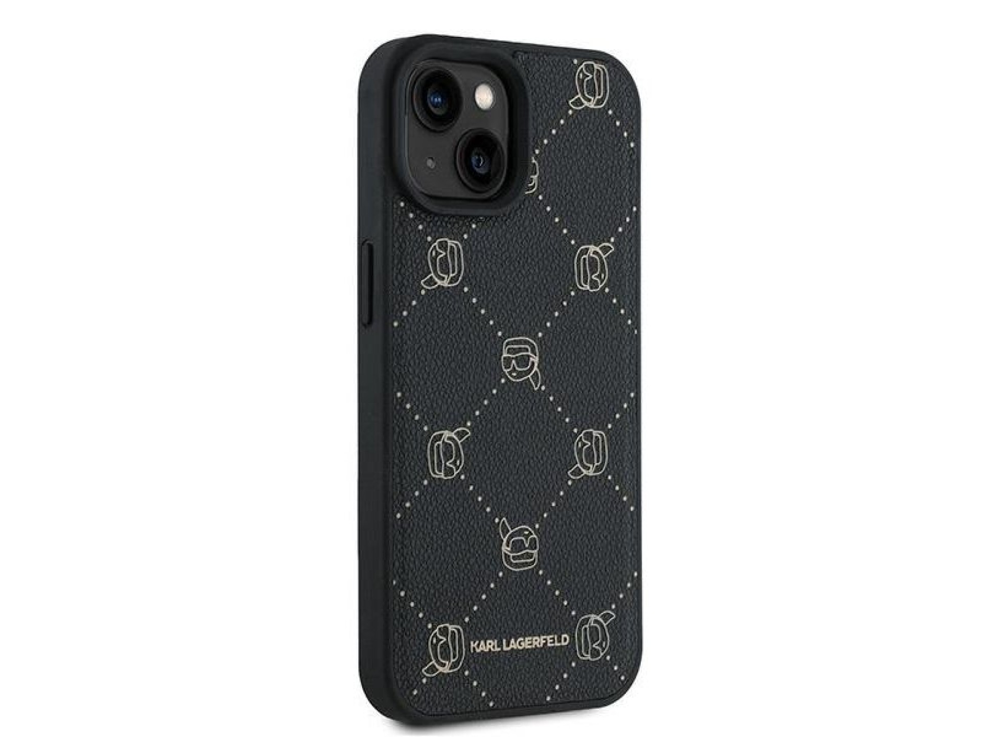 Capa MagSafe Karl Lagerfeld Karl Head para iPhone 15 Plus - Preta