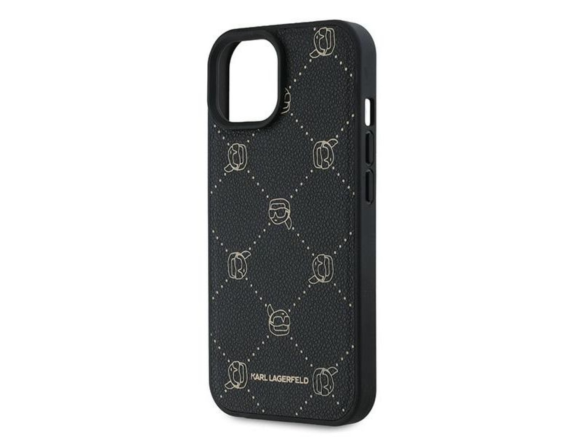 Capa MagSafe Karl Lagerfeld Karl Head para iPhone 15 Plus - Preta