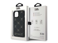 Capa MagSafe Karl Lagerfeld Karl Head para iPhone 15 Plus - Preta
