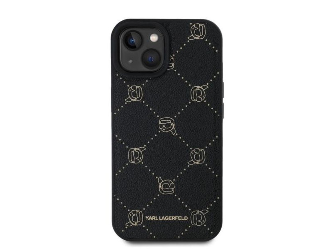 Karl Lagerfeld Magsafe Karl Head iPhone 15 Case - Black