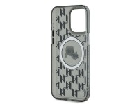 Karl Lagerfeld IML Monogram Karl & Choupette Head MagSafe Case for iPhone 15 Pro Max - Black Karl Lagerfeld IML Monogram Karl & Choupette Head MagSafe Case for iPhone 15 Pro Max - Black