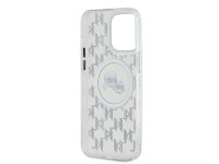 Karl Lagerfeld IML Monogram Karl & Choupette Head MagSafe Case for iPhone 15 Pro Max - Clear Karl Lagerfeld IML Monogram Karl & Choupette Head MagSafe Case for iPhone 15 Pro Max - Clear