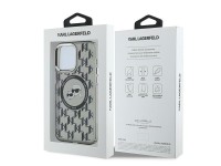 Karl Lagerfeld IML Monogram Karl & Choupette Head MagSafe Case for iPhone 15 Pro Max - Black Karl Lagerfeld IML Monogram Karl & Choupette Head MagSafe Case for iPhone 15 Pro Max - Black