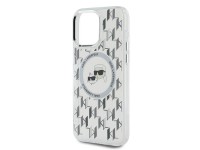 Karl Lagerfeld IML Monogram Karl & Choupette Head MagSafe Case for iPhone 15 Pro Max - Clear Karl Lagerfeld IML Monogram Karl & Choupette Head MagSafe Case for iPhone 15 Pro Max - Clear