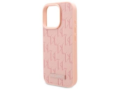 Karl Lagerfeld Hot Stamp Magsafe iPhone 16 Pro Case - Pink Karl Lagerfeld Hot Stamp Magsafe iPhone 16 Pro Case - Pink