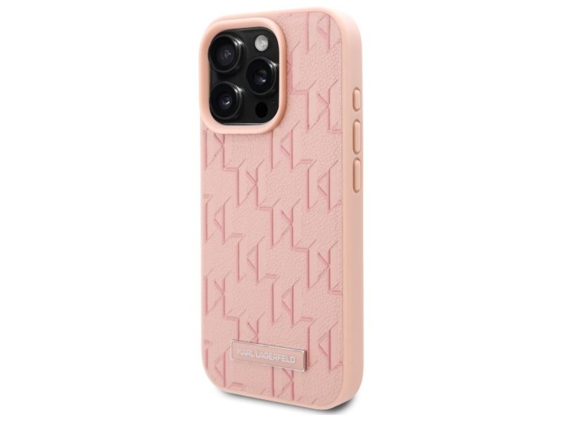 Funda Karl Lagerfeld Hot Stamp MagSafe para iPhone 16 Pro - Rosa