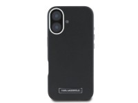 Karl Lagerfeld FW Metal Plate MagSafe iPhone 16 Case - Black Karl Lagerfeld FW Metal Plate MagSafe iPhone 16 Case - Black