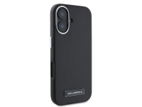 Karl Lagerfeld FW Metal Plate MagSafe iPhone 16 Case - Black Karl Lagerfeld FW Metal Plate MagSafe iPhone 16 Case - Black