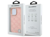 Funda Karl Lagerfeld Hot Stamp MagSafe para iPhone 16 Pro - Rosa Funda Karl Lagerfeld Hot Stamp MagSafe para iPhone 16 Pro - Rosa
