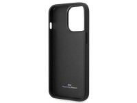BMW Leather Diamond Pattern case for iPhone 14 Pro - black BMW Leather Diamond Pattern case for iPhone 14 Pro - black