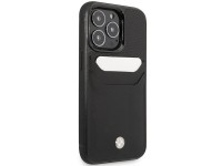 Capa BMW BMHCP14L22RSEPK para iPhone 14 Pro 6.1" preta/couro preto com compartimento para cartão Capa BMW BMHCP14L22RSEPK para iPhone 14 Pro 6.1" preta/couro preto com compartimento para cartão