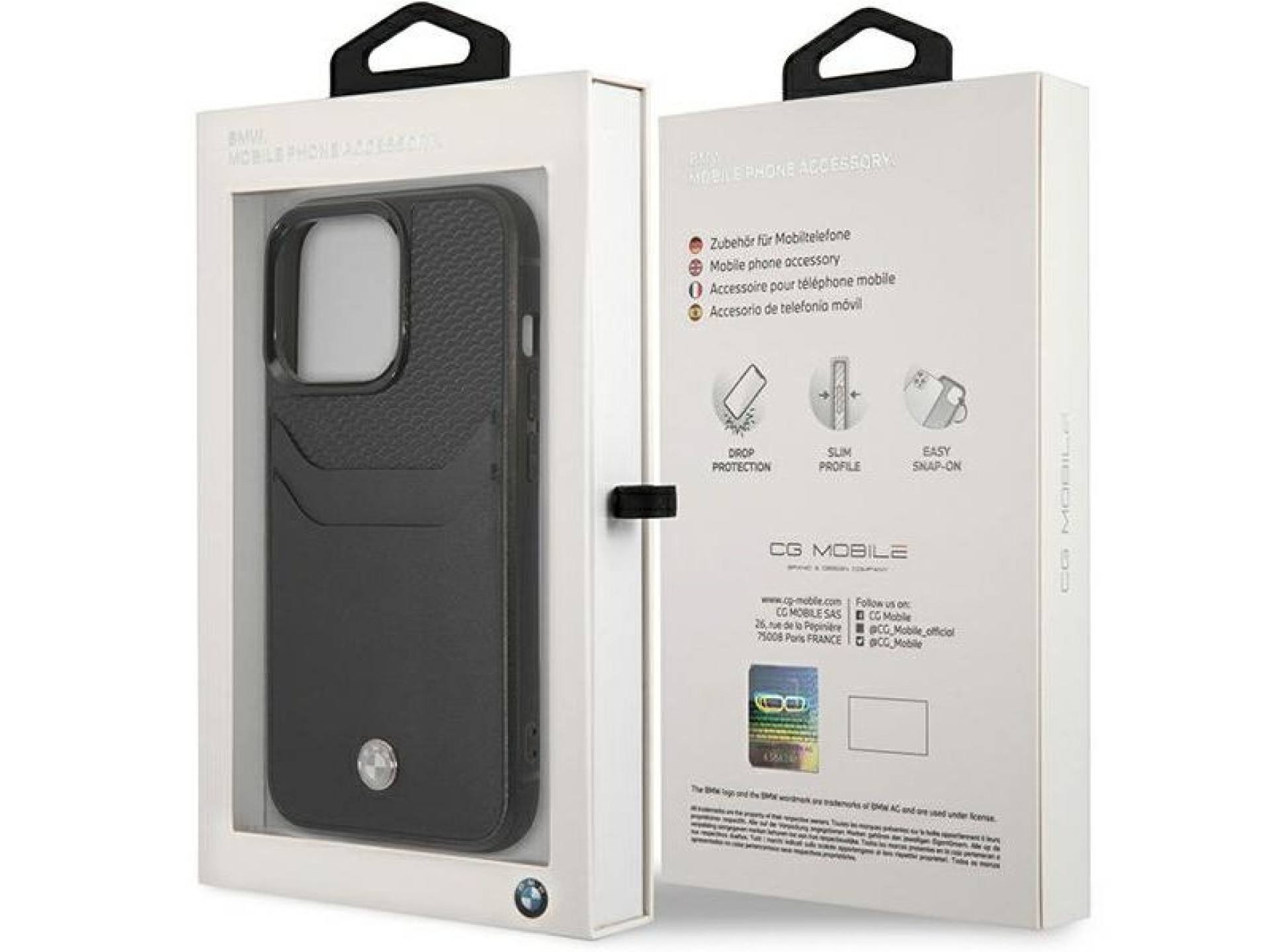 Capa BMW BMHCP14L22RSEPK para iPhone 14 Pro 6.1