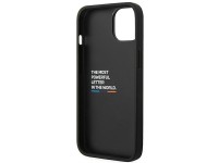 Case BMW BMHCP14M22PTDK iPhone 14 Plus 6.7 "black / black Leather Stamp Tricolor Case BMW BMHCP14M22PTDK iPhone 14 Plus 6.7 "black / black Leather Stamp Tricolor