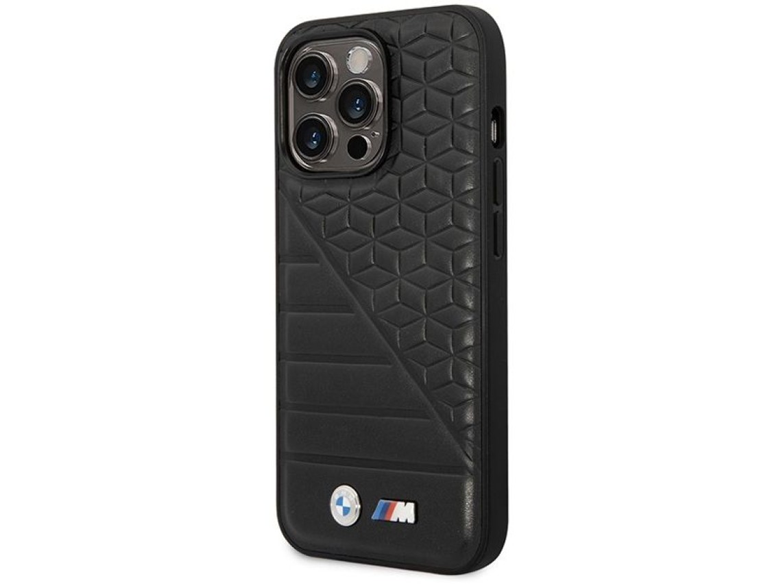 BMW Bi Pattern Case for iPhone 14 Pro 6.1" - Black