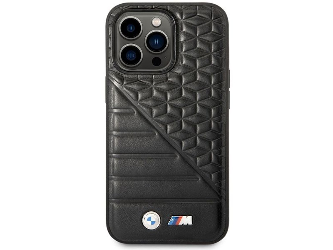 BMW Bi Pattern Case for iPhone 14 Pro 6.1" - Black