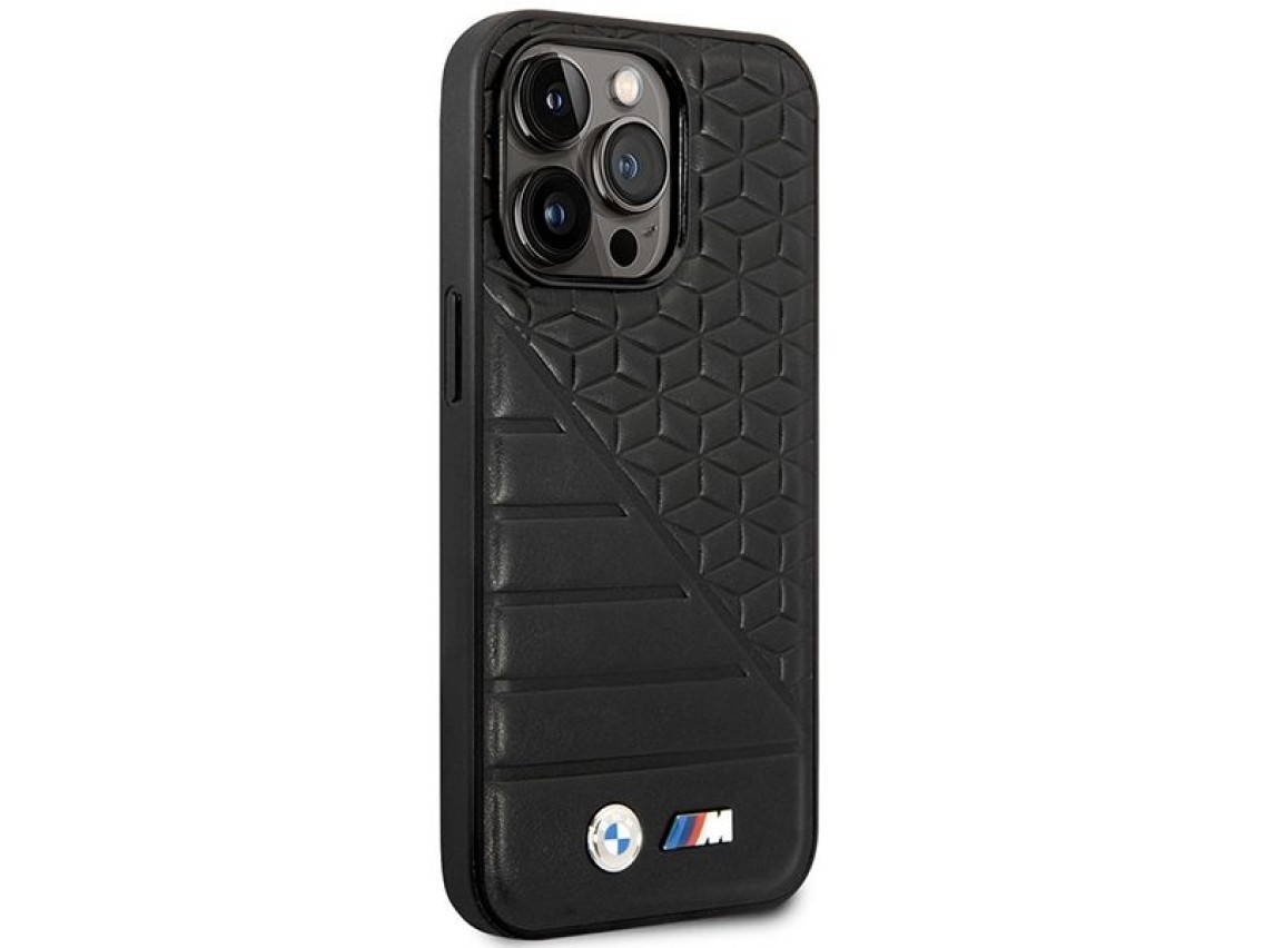 BMW Bi Pattern Case for iPhone 14 Pro 6.1" - Black