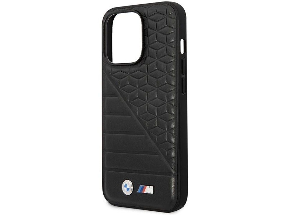 BMW Bi Pattern Case for iPhone 14 Pro 6.1" - Black