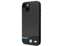 Funda BMW BMHCP14M22NBCK para iPhone 14 Plus de 6,7" negra / negra, de cuero y carbono. Funda BMW BMHCP14M22NBCK para iPhone 14 Plus de 6,7" negra / negra, de cuero y carbono.