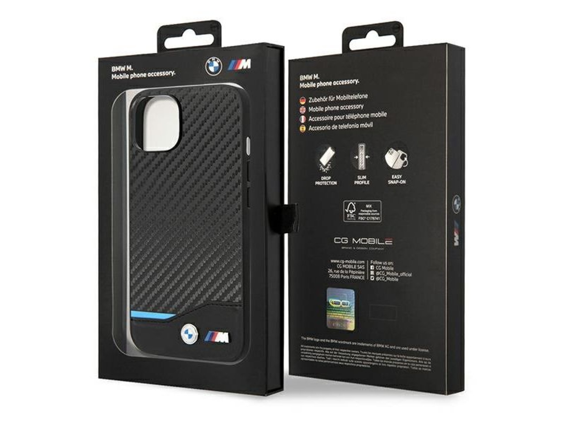 Funda BMW BMHCP14M22NBCK para iPhone 14 Plus de 6,7