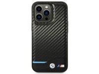 Funda BMW BMHCP14L22NBCK para iPhone 14 Pro de 6,1" negra / negra, de cuero y carbono. Funda BMW BMHCP14L22NBCK para iPhone 14 Pro de 6,1" negra / negra, de cuero y carbono.