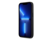 Ferrari FEHMSIP14SBK iPhone 14 6.1" capa rígida preta/preta com logotipo metálico em silicone e MagS Ferrari FEHMSIP14SBK iPhone 14 6.1" capa rígida preta/preta com logotipo metálico em silicone e MagS