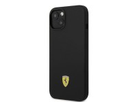 Ferrari FEHMSIP14MBK iPhone 14 Plus 6.7" black/black hardcase Silicone Metal Logo Magsafe Ferrari FEHMSIP14MBK iPhone 14 Plus 6.7" black/black hardcase Silicone Metal Logo Magsafe