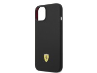 Ferrari FEHMSIP14MBK iPhone 14 Plus 6.7" black/black hardcase Silicone Metal Logo Magsafe Ferrari FEHMSIP14MBK iPhone 14 Plus 6.7" black/black hardcase Silicone Metal Logo Magsafe