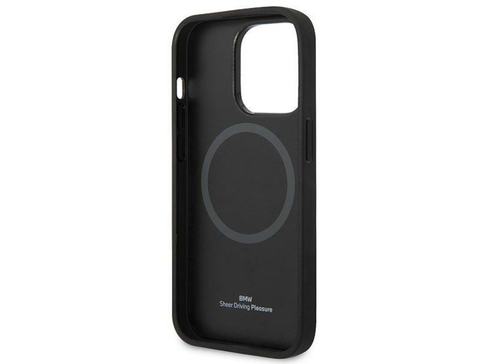 Funda MagSafe con logotipo BMW para iPhone 14 Pro Max - Negra