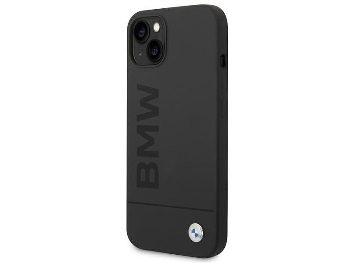 Case BMW BMHMP14MSLBLBK iPhone 14 Plus 6.7 "black / black hardcase Silicone Signature Logo Magsafe
