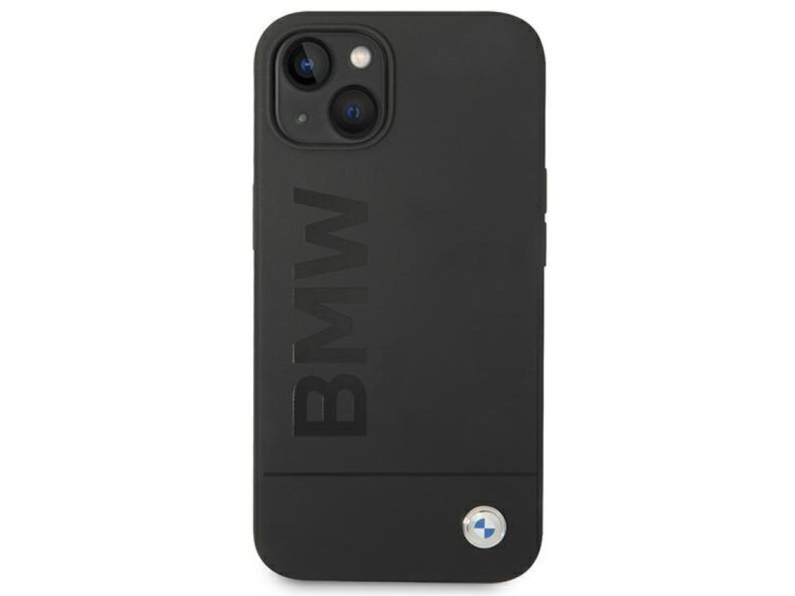 Case BMW BMHMP14MSLBLBK iPhone 14 Plus 6.7 "black / black hardcase Silicone Signature Logo Magsafe